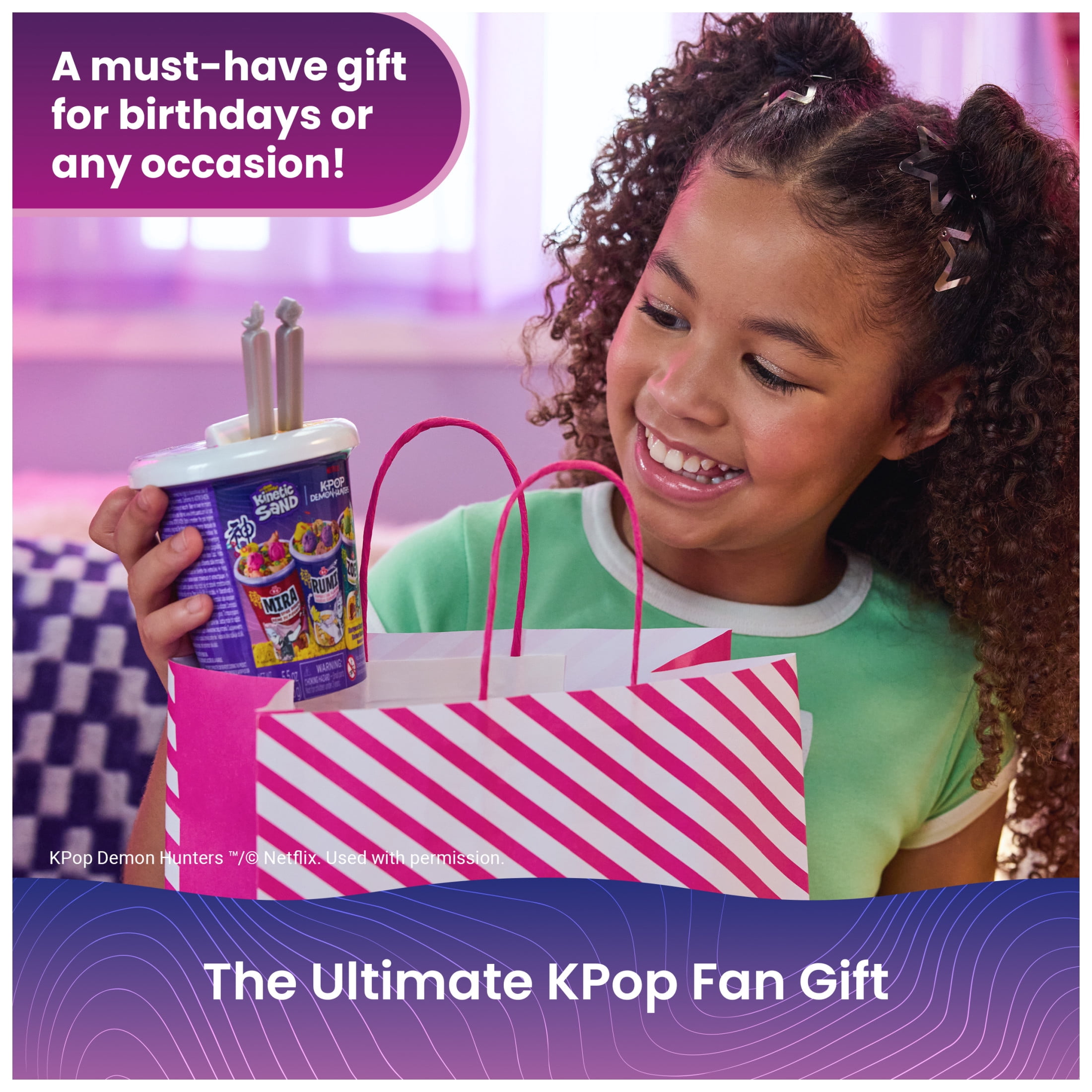 Kinetic Sand, KPop Demon Hunters Ramyeon Surprise Blind Box Toy