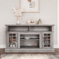 thumbnail image 2 of BELLEZE TV Stand Media Entertainment Center - Astorga (Gray Wash), 2 of 7
