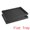 Black, variant on Unique Bargains 2 Stackable Fabric Jewelry Boxes Organizer Trays with Removable Dividers Black Flat Tray