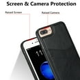 thumbnail image 6 of Allytech Wallet Case for iPhone 7 / 8 / SE 2022 & 2020 - 2 Card Holder - Military Grade Drop Protection - Ultra Slim & Protective - Premium PU Leather Shockproof Phone Case for Women & Men - Black, 6 of 7