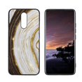 thumbnail image 1 of Compatible with LG X4 Phone Case, White-Golden-Marble-108-jpg-3-3 Case Men Women, Flexible Silicone Shockproof Case for LG X4, 1 of 1