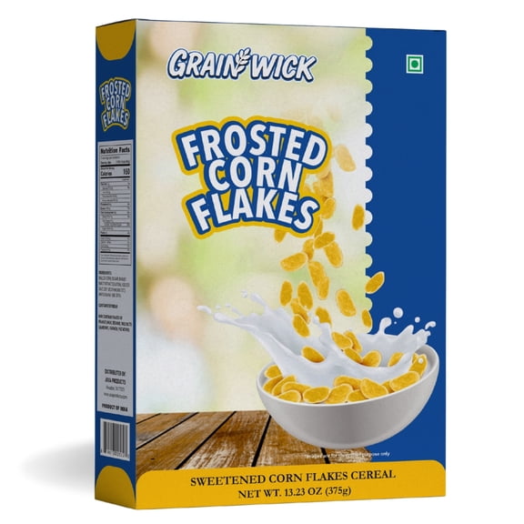 Aiva Frosted Corn Flakes Cereal 13.23 OZ (Pack of 2) |Crunchy Sweetened Breakfast Flakes | Family Snacking | Morning Meals | Protein Cereal | Kids Snacks.