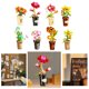 thumbnail image 2 of Kit Colección Botánica Flores Artificiales Flower Botánicos Bloques Construcción Conjunto Juguete Edificios Con Jarrón Exquisito para La Oficina en Casa, 2 of 9