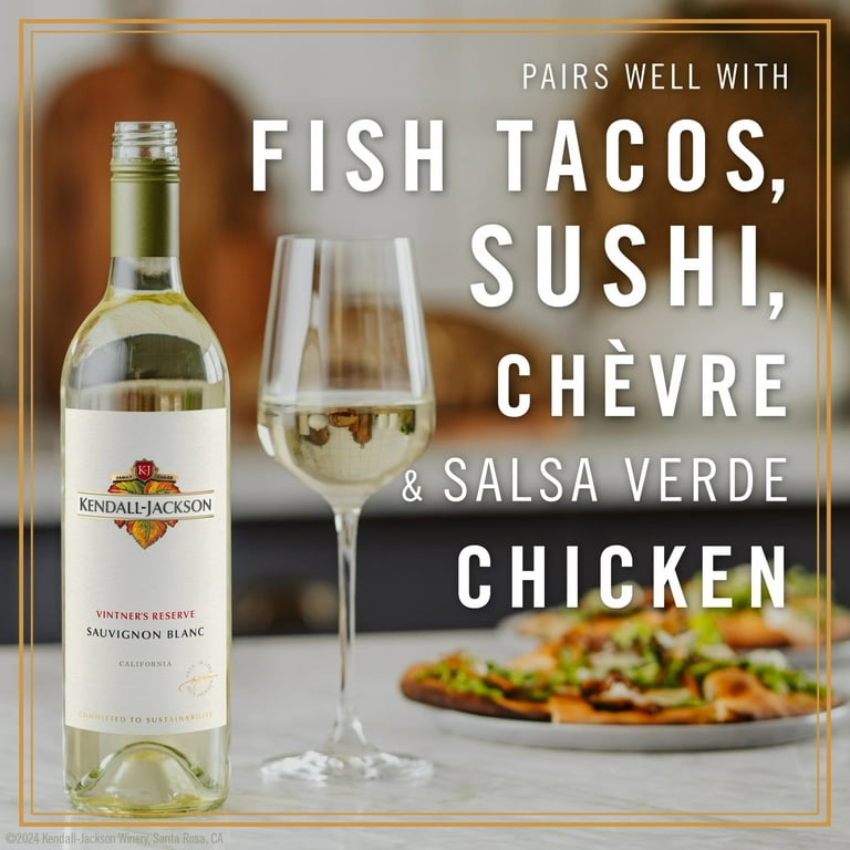 Kendall-Jackson, White Wine, 750ml, Sauvignon Blanc California
