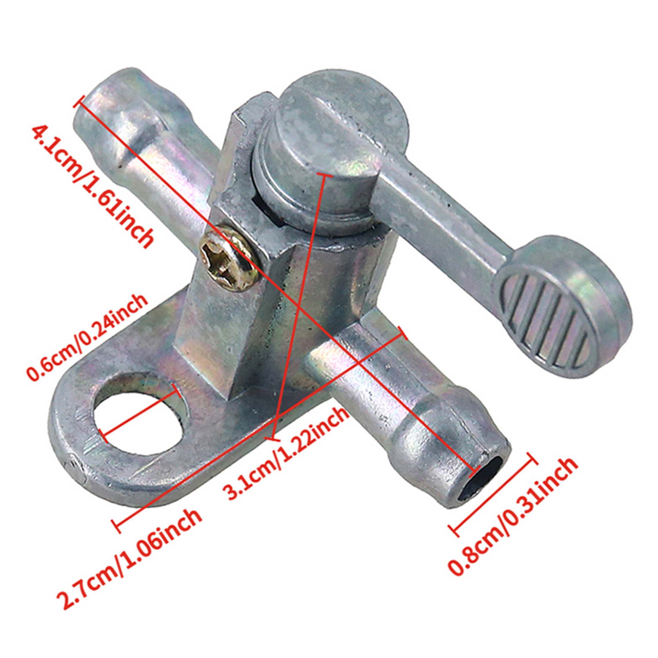 2-Pack 8mm Universal Motorcycle Fuel Tap – Fits ATV, Dirt Bike, Yamaha PW50/80