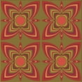 thumbnail image 1 of Ahgly Company Machine Washable Indoor Square Transitional Red Area Rugs, 4' Square, 1 of 7