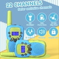 thumbnail image 3 of Walkie Talkie verde para niños, 1 par, regalo de Navidad para fiesta de cumpleaños, juego familiar, caza al aire libre, 3 of 3