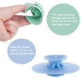 thumbnail image 2 of 1pc Push-type Silicone Floor Drain, Silicone Universal Sink Stopper, Prevent Clogging, Bathroom Drain Hair Catcher, Press Water Trap Cover For Tub, Kitchen, Laundry, Gray, 2 of 4