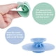 thumbnail image 2 of 1pc Push-type Silicone Floor Drain, Silicone Universal Sink Stopper, Prevent Clogging, Bathroom Drain Hair Catcher, Press Water Trap Cover For Tub, Kitchen, Laundry, Gray, 2 of 5