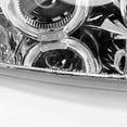 thumbnail image 7 of LED Halo Replacement Projector Headlight Head Lamp In Chrome Housing Clear Lens Made For And Compatible With 2004 - 2006 Chevrolet Chevy Aveo Sedan 04 - 08 Aveo5 Hatchback, 7 of 7