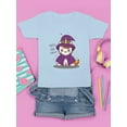 thumbnail image 3 of Trick Or Treat Unicorn Witch T-Shirt Juniors -Image by Shutterstock,  Medium, 3 of 4