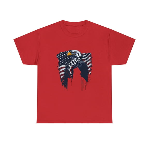Eagle and American Flag Freedom & Independence T-Shirt