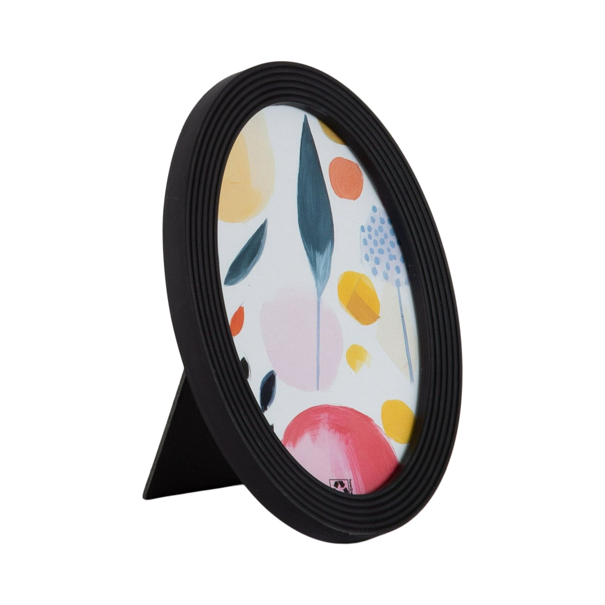 3 Pack Decorative Tabletop Picture Frame 4x6 Oval Black