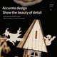 thumbnail image 3 of Rompecabezas de Casa Embrujada de Madera en 3D para Halloween, Rompecabezas Creativos de Casa Embrujada de Madera, Modelo de Ensamblaje para Adultos y Niños, 3 of 5