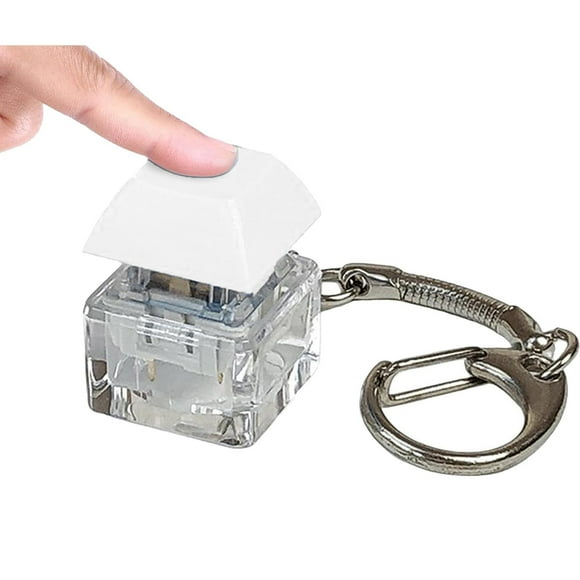 Ltdhehe Jouet Clavier Fi Dget Anti-Stress Clavier Porte-Clés Clavier Fi Dget Clavier Clicker Fi Dget Porte-Clés Jouet de Bureau Exécutif pour Adultes Enfants