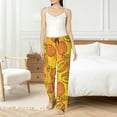 thumbnail image 5 of Pajama Pants Women, Cute Cantaloupe Orange Sweatpants Soft Sleep Lounge Pants, Casual PJ Bottoms Pants with Pockets, 5 of 5