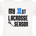 thumbnail image 4 of Inktastic My 1st Lacrosse Season Boys Long Sleeve Baby Bodysuit, 4 of 5