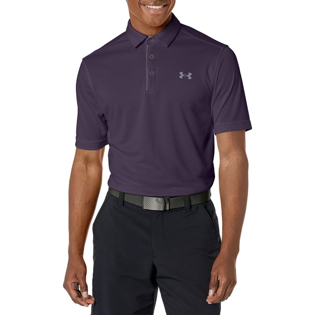 Polo de golf Under Armour Tech 541 Tux morado/gris oscuro