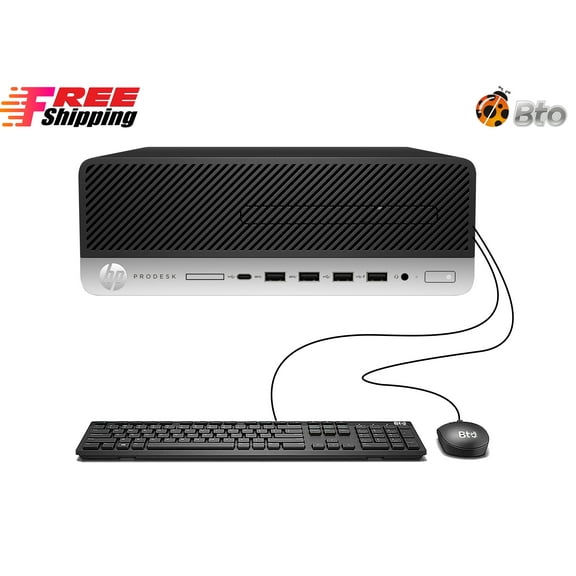 Restored HP ProDesk 600 G3 Desktop Computer PC, Intel Quad Core i5-6500 6th Gen, 32GB DDR4 Ram, 1TB SSD, Keyboard & Mouse, Wi-Fi, Windows 11 Pro (Refurbished)