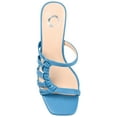 thumbnail image 4 of Journee Womens Emory Open Square Toe Block Heel Sandals, 4 of 9