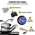 thumbnail image 4 of KFFKFF 110V Industrial Ice Shaver 440LBS/H, ETL Certified 300W Electric Ice Maker with Two Blades, Stainless Steel Ice Crushing Machine with Safety Switch for Home, Eateries, Pubs, 4 of 9