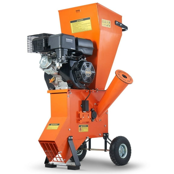STAWAY 12 HP Gas Powered Wood Chipper Shredder - 420cc Engine, 2" Cutting Diameter, Durable Steel, Compact Design for Efficient Garden Waste Disposal & Mulch