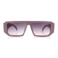 thumbnail image 4 of Womens Mod Flat Top Square Rectangle Beveled Diamond Cut Arm Plastic Sunglasses All Purple, 4 of 7