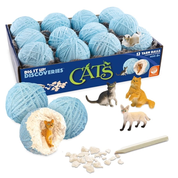 Educational Discovery Dig MindWare Dig It Up Cats, paquete de 12