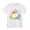 White, variant on Shadoumai Easter Egg Bunny Graphic Tee For Toddler Kids Holiday Celebration Shirt