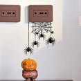 thumbnail image 3 of 1PC PVC Spider Wall Decal for Light Switch, Removable Halloween Spider Web Sticker, Festive Home Decoration for Living Room, Bedroom, and Party Decor, 3 of 5