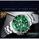 thumbnail image 2 of Reloj de cuarzo de lujo para hombre de la marca TEVISE T823, reloj deportivo de acero inoxidable, 2 of 8