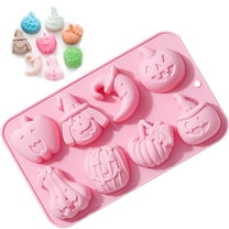 Halloween Silicone Molds Chocolate Candy Diy Baking Cake Mold Pumpkin Skull Decorative Die Halloween Suppies for Home