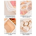 thumbnail image 4 of SPOORYYO Six compartment lunch box with lid for food separation snack fruit dry fruit preservation meal prep, 4 of 6