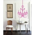 thumbnail image 1 of Baroque Chandelier Wall Art Decal, 1 of 4