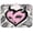 Black Eyelashes, variant on Kitchen Drying Mat Super Absorbent Heat Resistant Reversible & Foldable With Hanging Loop Easter Bunny in A Flower Field