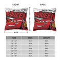 thumbnail image 4 of Lightning Mcqueen Cars Galaxy Pillowcase Soft Polyester Cushion Cover Gift Pillow Case Cover Home Zipper, 4 of 5