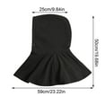 thumbnail image 2 of siminsem Windproof Fleece Face Mask for Men Women Thermal Neck Gaiter Balaclava - Thickened Cold Weather Outdoor Sports Scarf for Cycling Running Skiing Snowboarding One Size, Grey,One Size, 2 of 5
