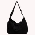 thumbnail image 4 of Bolso Cruzado Femenino Bolsos Un Hombro Sólidos Acolchados Ocasionales (negro), 4 of 9