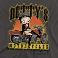 thumbnail image 2 of Betty Boop T-Shirt Bettys Motorcycles Unisex Graphic Tee For Men & Women Charcoal, 2 of 7