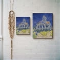 thumbnail image 5 of Art Prints Wall Décor, Church in Auvers Canvas Print, Vincent Van Gogh Wall Art, Van Gogh Canvas, Ready To Hang for Living Room Home Wall Décor 16x20, 5 of 7