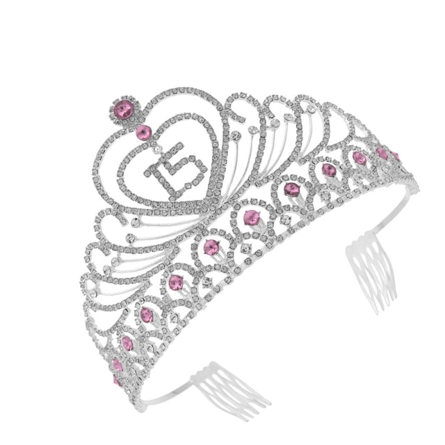 SWETRACE Diadema Rosa Con Detalles De Para Evento Especial Y De Fiesta