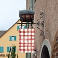 thumbnail image 3 of Rod-Free Courtyard Decorative Flag 12x18in Thick Fabric Four Seasons Universal Durable Not Easy To Fade Disassembly Convenient Indianred Checked Hand-Drawn Sketch_1, 3 of 8