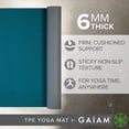 thumbnail image 2 of Esterilla de yoga Gaiam Performance TPE de 6 mm de grosor, 2 of 3