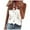 Beige, variant on Zeceouar Plus Size Summer Tops for Women Tops Dressy Casual Women's Casual Solid Color Ruffle Collar Long Sleeve Ruffle Shirt Blouse V-Neck Sleeveless Shirt Tops Workout Tops for Women