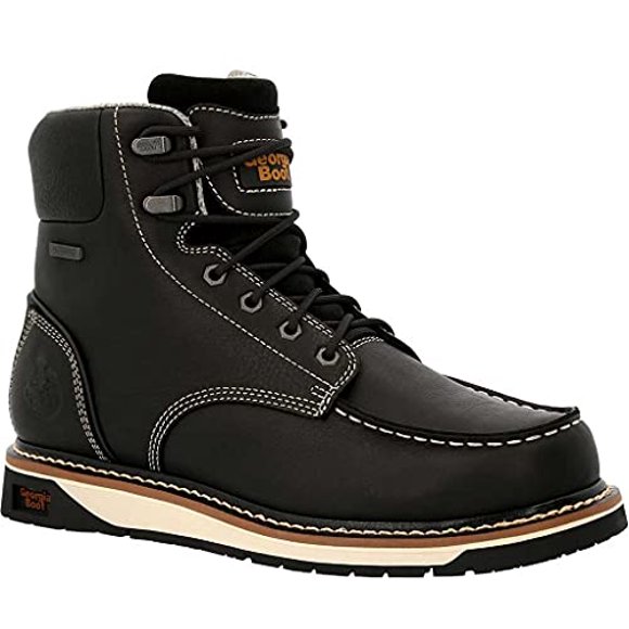 Georgia Botte de Travail Moc-Toe Imperméable AMP LT Wedge