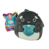 Squishmallows Official Kellytoys Plush 4.5 Inch Kai the Whale with micromallow included Ultimate Soft Stuffed Toy