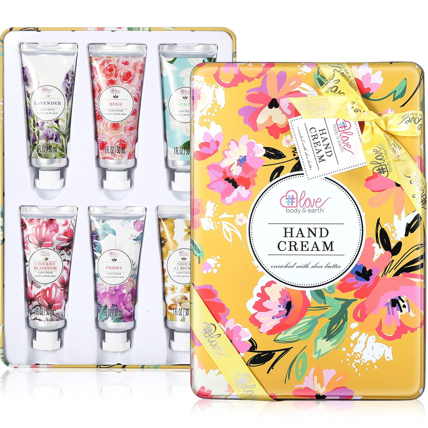Hand Lotion Set , Shea Butter Moisturize Hand Cream Christmas Gifts Set for Women 6 Pack 1.0 oz/30ml