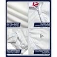 thumbnail image 4 of Reebok Womens Rain Jacket Lightweight Water-Resistant Windbreaker for Women with Adjustable Hood, 4 of 7