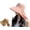 Pink, variant on Spring/Summer Wide-Brimmed Sun Hat, Korean Style Fashion Shawl Hat, Outdoor Double-Layer Quick-Drying Waterproof Bucket Hat
