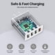 thumbnail image 5 of [Cargador] Paquete de 2 cargadores USB, bloque de carga de pared de 4 puertos, 33 W, 5 of 7